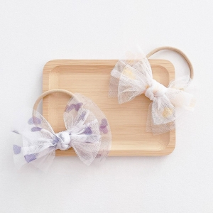 Baby Headband Bow Mesh Seamless (BHB9413)